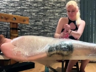 bjqueenandrod - Bondage Wrapped Edging - Ruined Orgasm