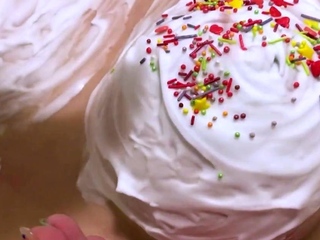 Big Tits German MILF's Easter Treat