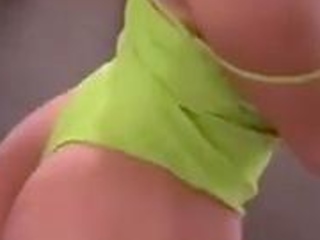 Webcam busty blonde stripped covered by oil anal masturbate