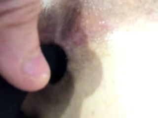 Twink fucks his tight virgin hole with dildo Amateur