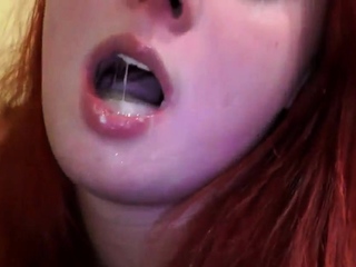 thick cum redhead cumplay