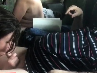 Cuck makes gf suck an old man three times her age